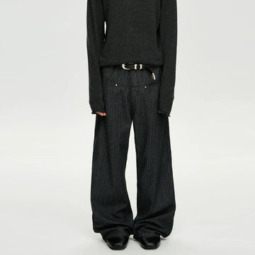 RT No. 40803 RECONSTURCTED STRIPED PANTS