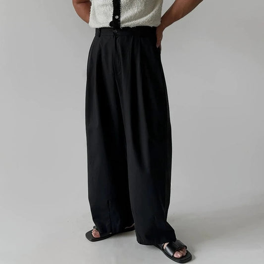 RT No. 31053 PLEATED STRAIGHT SUIT PANTS
