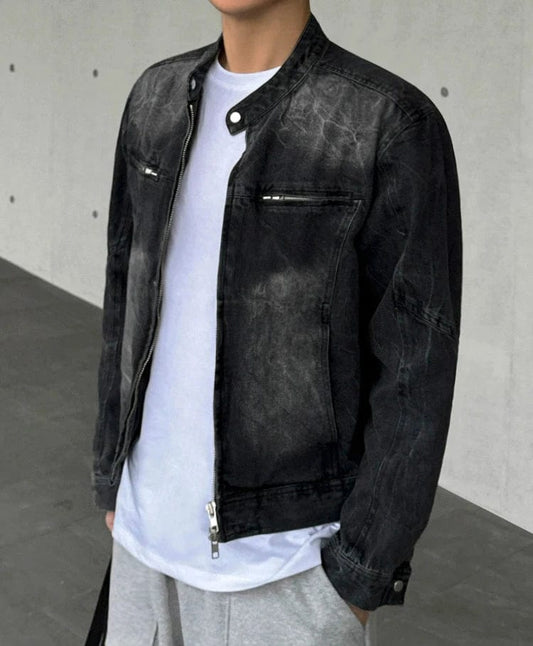 RT No. 11370 DENIM MOTORCYCLE JACKET