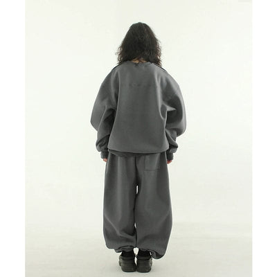 RT No. 11811 OVERSIZE PULLOVER SWEATER & SWEATPANTS