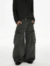 RT No. 50030 RECONSTRUCTED BAGGY CARGO PANTS