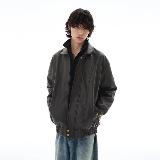 RT No. 25060 RODEO LEATHER ZIP JACKET