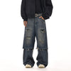 RT No. 12535 DISTRESSED BLUE DENIM JEANS