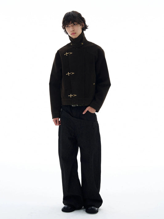 RT No. 25023 KUKI SUEDE COLLAR JACKET