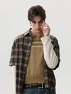 RT No. 50223 TWO PIECE PLAID SHIRT LONGSLEEVE