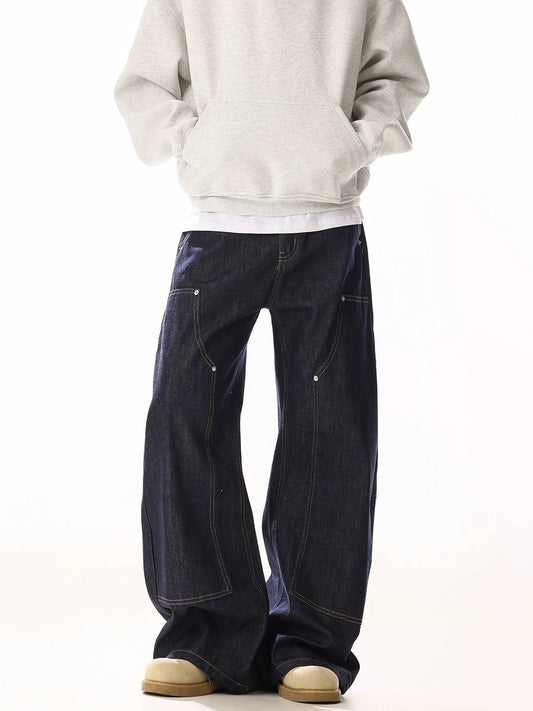 RT No. 19810 OG BLUE CARPENTER DENIM STRAIGHT JEANS