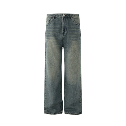 RT No. 33016 WASHED STRAIGHT DENIM JEANS