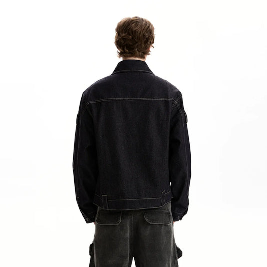 RT No. 40603 KNIGHT BUCKLE DENIM JACKET