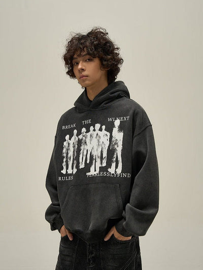 RT No. 10039 PUNK SHADOW PULLOVER HOODIE