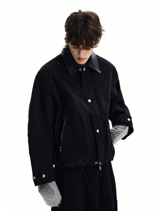 RT No. 55125 LEATHER COLLAR WORKWEAR JACKET