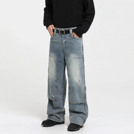 RT No. 32612 DISTRESSED CARPENTER DENIM JEANS