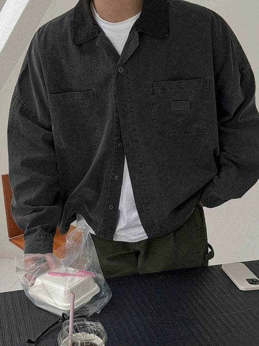 RT No. 29066 CONTRAST COLLAR CARGO JACKET