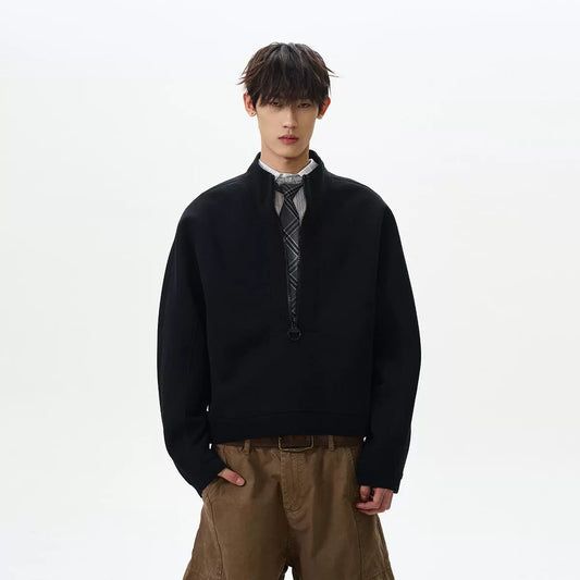 RT No. 40509 HALF ZIPPER COLLAR SWEATER