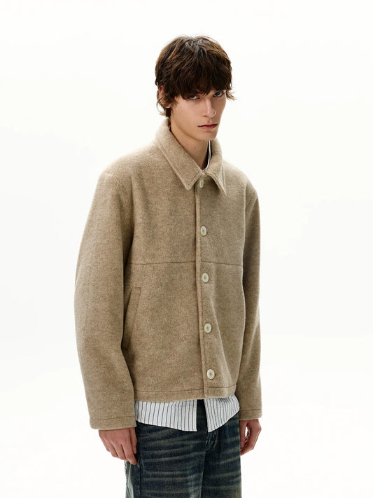 RT No. 50321 WOOLEN BUTTON UP JACKET