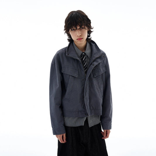RT No. 25021 HUNTING ZIP COLLAR JACKET