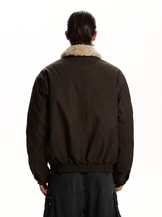 RT No. 59027 SILHOUETTE FUR COLLAR JACKET