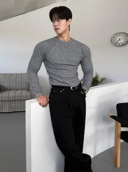 RT No. 32055 KNIT SLIM FIT COMPRESSION LONGSLEEVE