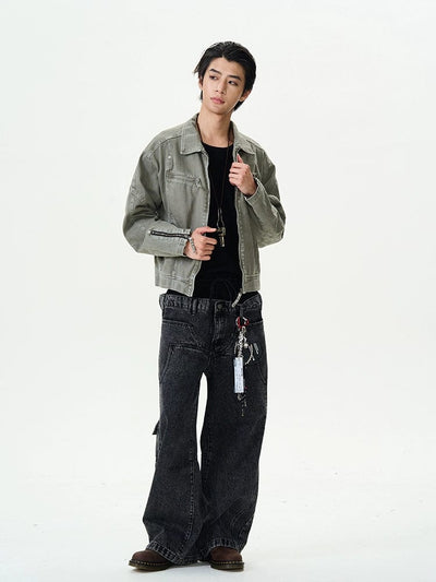 RT No. 11978 DECONSTRUCTED WORKWEAR DENIM JK