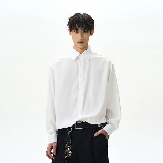 RT No. 40517 WHITE BUTTON UP SHIRT