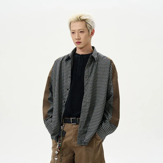 RT No. 40847 YORU PLAID BUTTON-UP SHIRT