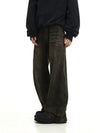 RT No. 11430 RUST BLACK STRAIGHT DENIM JEANS