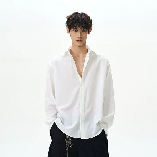 RT No. 40517 WHITE BUTTON UP SHIRT