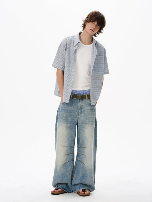 RT No. 18136 BLUE DENIM STRAIGHT JEANS