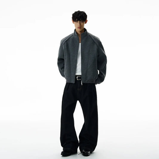 RT No. 40711 BOXY RECONSTRUCTED COLLAR JACKET