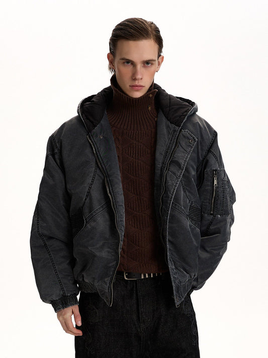 RT No. 59035 RECONSTRUCTED WORKWEAR CARGO JACKET