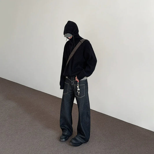 RT No. 40750 STITCHED SCIMITAR DENIM JEANS