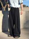 RT No. 32610 PLEATED STRIPED WIDE STRAIGHT PANTS