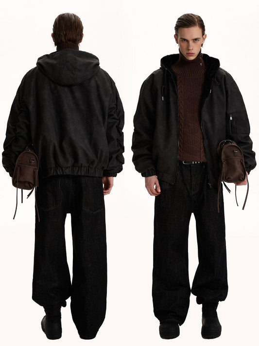 RT No. 58011 KAZE LEATHER ZIPPER JACKET