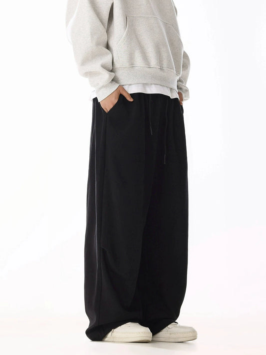 RT No. 19825 BLACK STRAIGHT SWEATPANTS