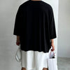 RT No. 11132 OVERSIZE 3/4 SLEEVE SHIRT