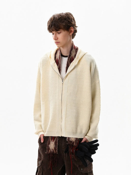 RT No. 50402 KNITWEAR KUKI ZIPPER HOODIE