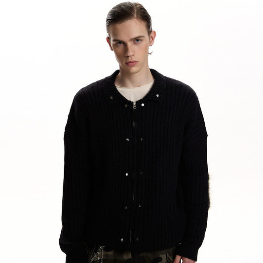 RT No. 59061 KNITWEAR ANARCHY ZIPPER SWEATER