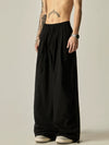 RT No. 11649 PARACHUTE DRAPE WIDE STRAIGHT PANTS