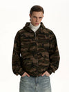 RT No. 50236 CAMO ZIPPER HOODIE