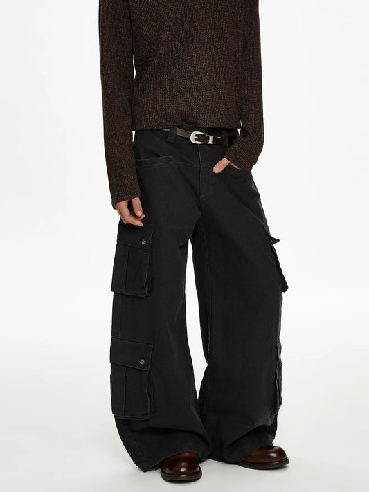 RT No. 50022 MULTI POCKET BAGGY STRAIGHT CARGO PANTS