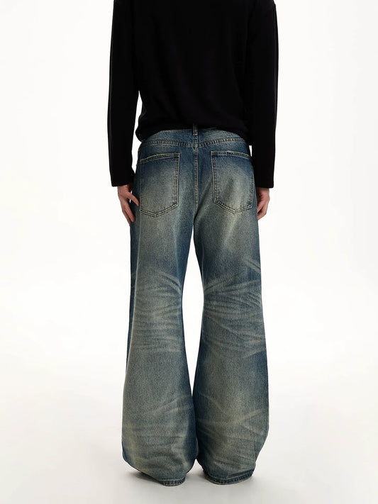 RT No. 50322 WHISKER WASH DENIM JEANS