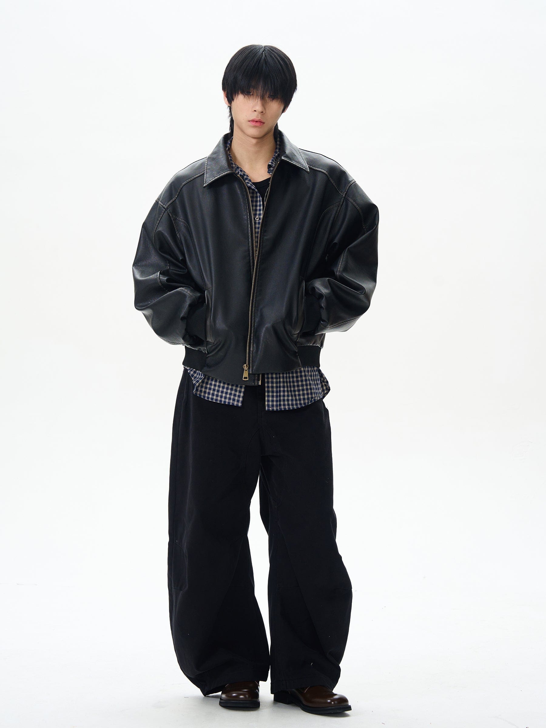 RT No. 12644 BLACK LEATHER JACKET – REALTAKAI