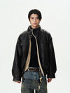 RT No. 11976 BLACK FLEECE LEATHER JK