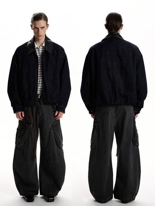 RT No. 59052 SILHOUETTE ZIPPER DENIM JACKET