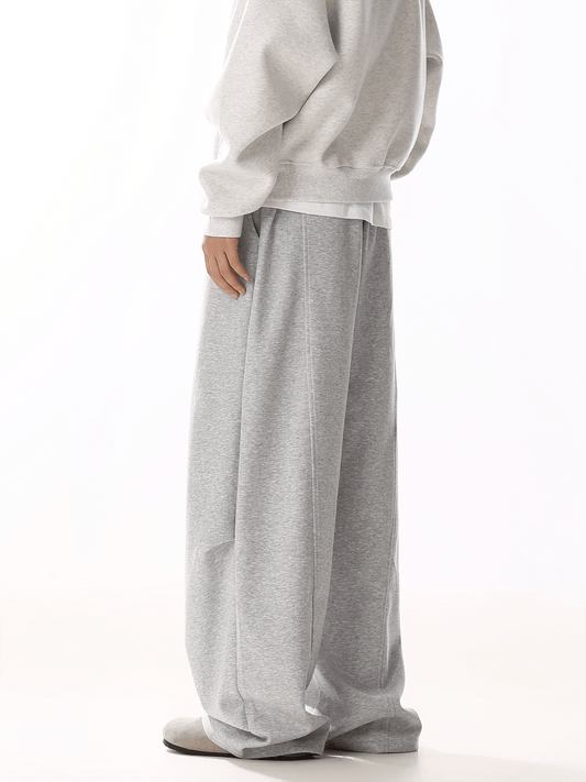 RT No. 19818 GRAY BAGGY STRAIGHT SWEATPANTS