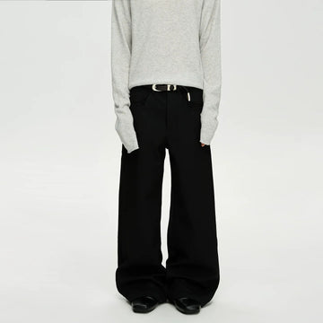 RT No. 40801 BASIC STRAIGHT SUIT PANTS