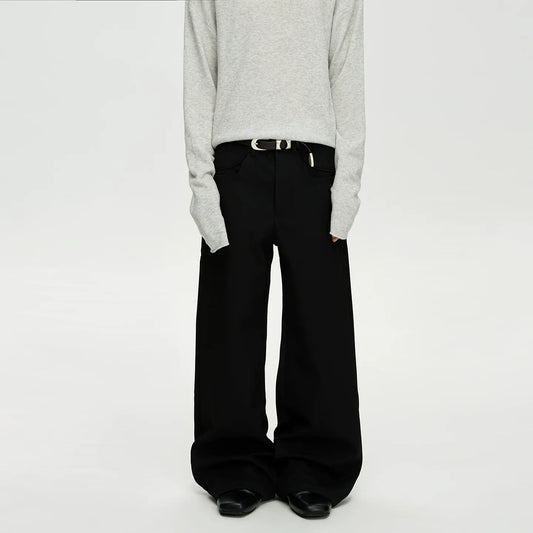 RT No. 40801 BASIC STRAIGHT SUIT PANTS