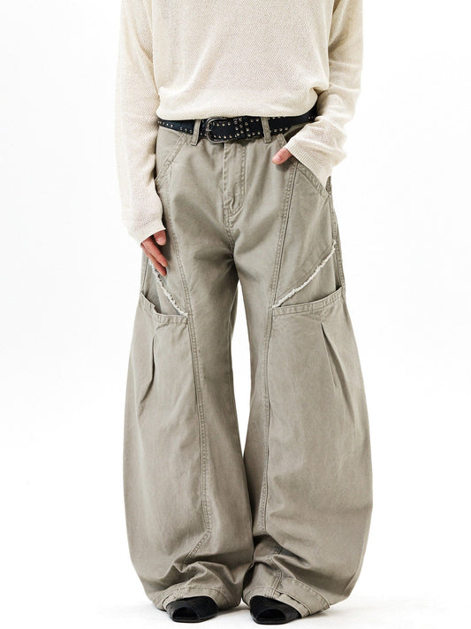 RT No. 55121 RECONSTRUCTED SCIMITAR CARGO PANTS