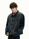 RT No. 50002 DISTRESS WASHED DENIM JACKET