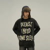 RT No. 10029 LETTERED LONG SLEEVE SWEATER