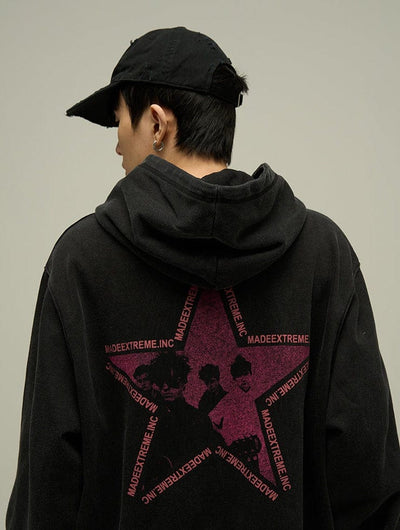 RT No. 10018 PULLOVER GRAPHIC HOODIE